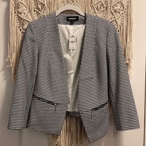 Asymmetrical Open Blazer